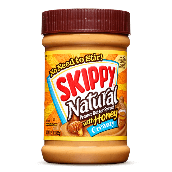 SKIPPY_Product_PB_Spread_Natural_Creamy_Peanut_Butter_Honey_15oz